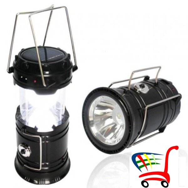 Lampa Za Kamp Solarni Fenjer Usb Svetiljka -