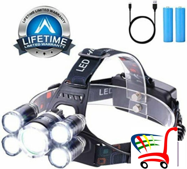 Lampa Za Majstore Sa 5 Led Dioda Punjiva Baterija -