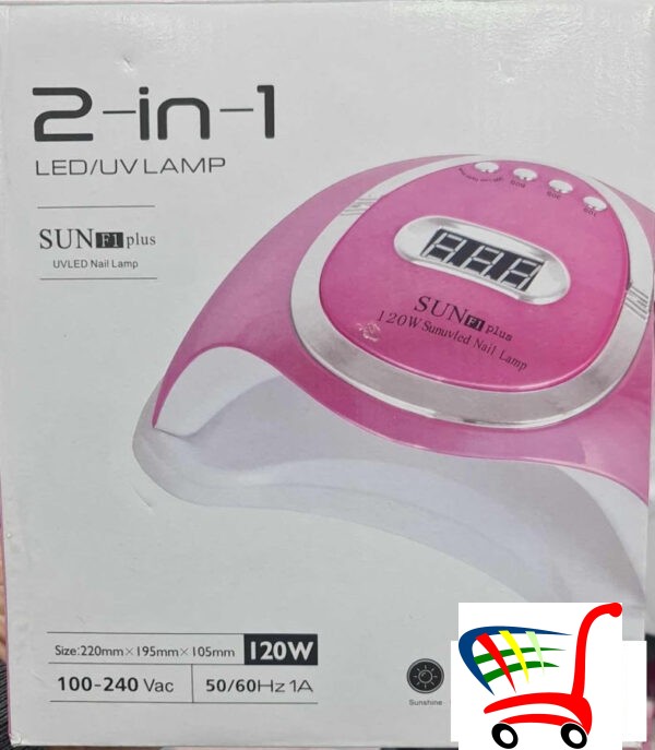 Lampa Za Nokte 2U1 Sun F1 Plus/120W -