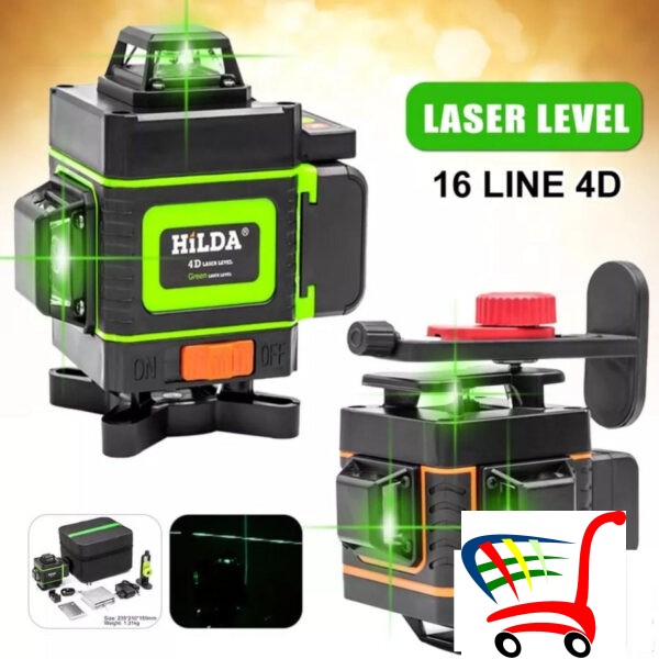 Laser Za Nivelaciju 4D 16 Linija Digitalni -