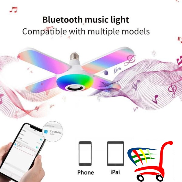 Led Bluetooth Muzika Sijalica -