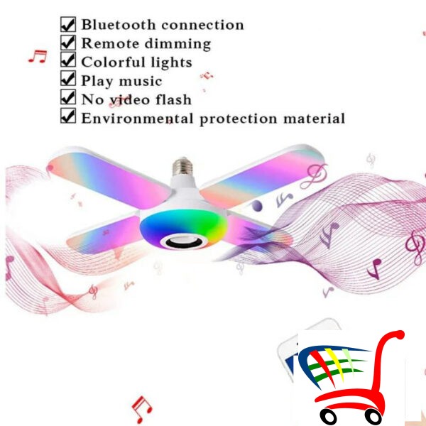 Led Bluetooth Muzika Sijalica -