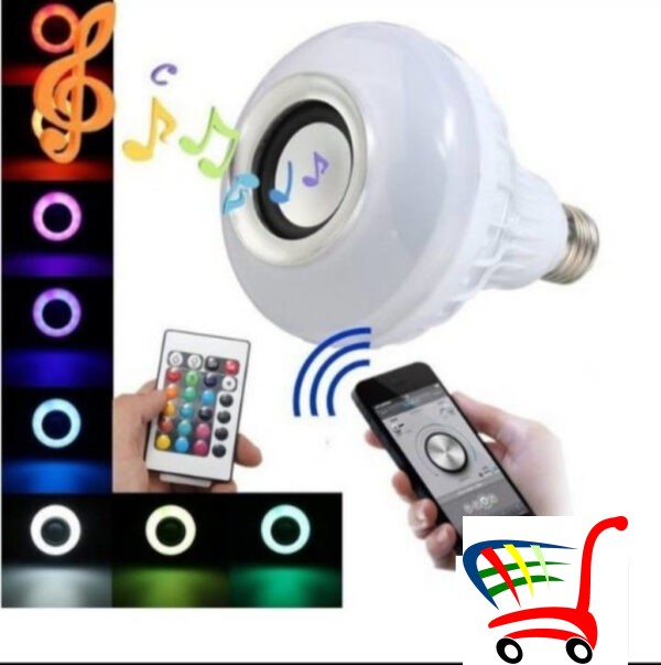 Led Bluetooth Muzika Sijalica- Zvucnik Sa Daljinskim -