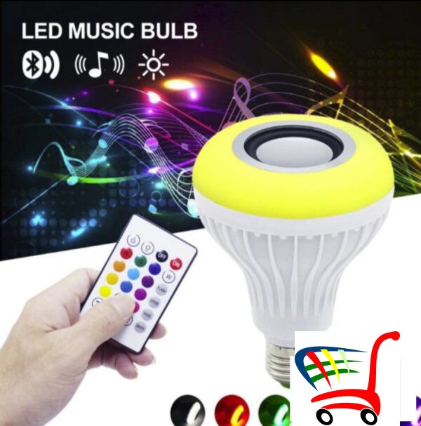 Led Bluetooth Muzika Sijalica- Zvucnik Sa Daljinskim -