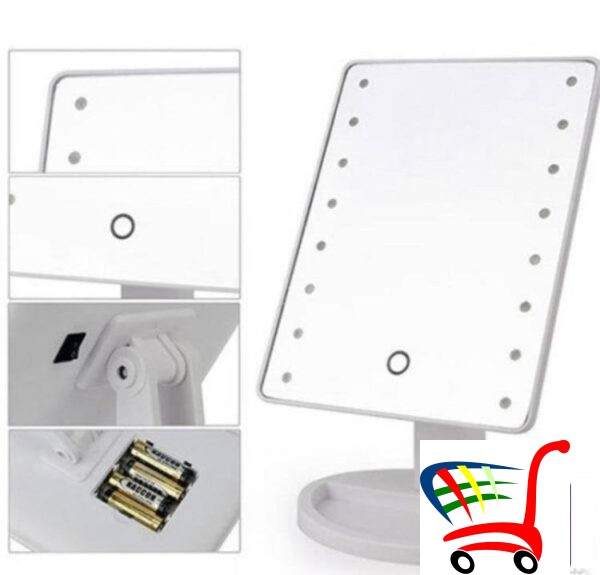 Led Ogledalo Sa Puno Led Dioda -