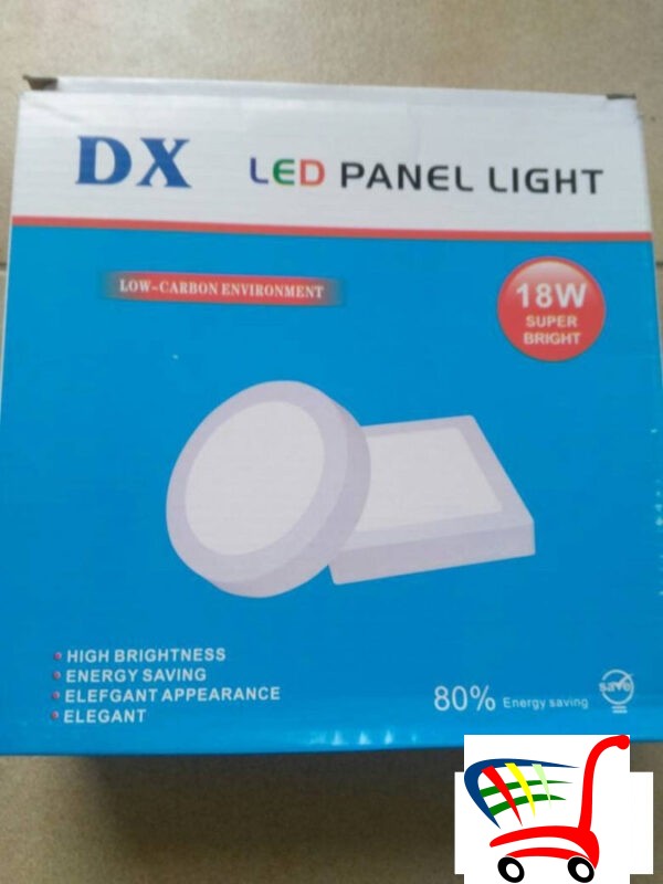 Led Paneli Okrugli Kockasti Nadgradni 12W 18W 24W -