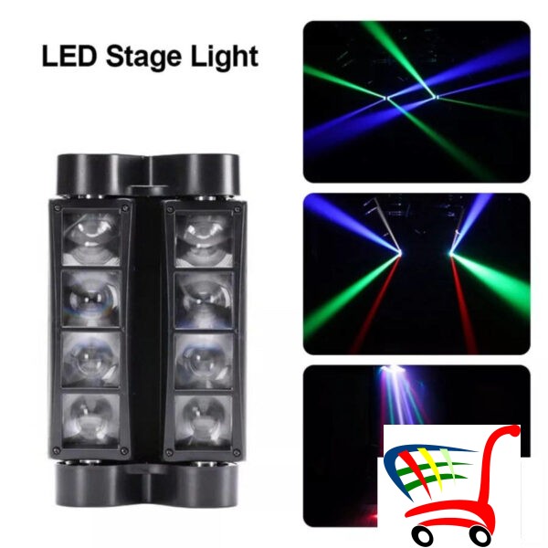 Led Rasveta Led Spider 8X3W Rgb Rasveta -