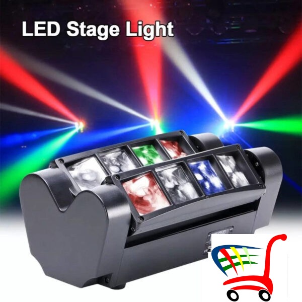 Led Rasveta Led Spider 8X3W Rgb Rasveta -