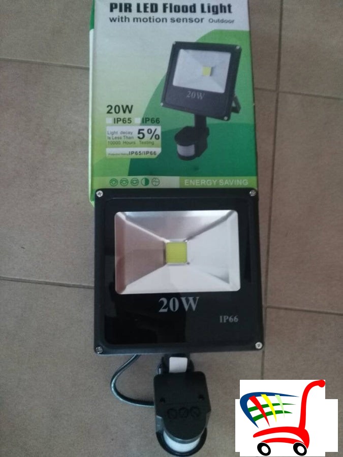 Led Reflektor 10W 20W 30W 50W Sa Senzorom Ip65 Slim -