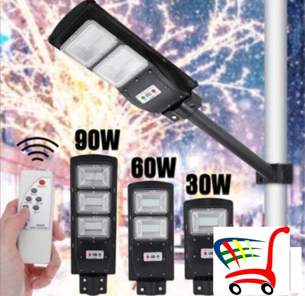 Led Reflektor Solarni 90W Za Stubnu Montazu + Daljinski -