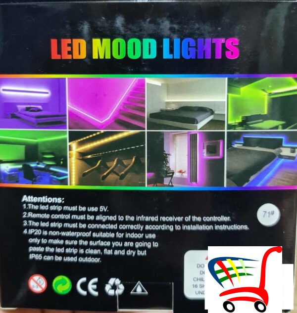 Led Rgb Traka Na Usb 3M - Kontrolisanje Preko Aplikacije