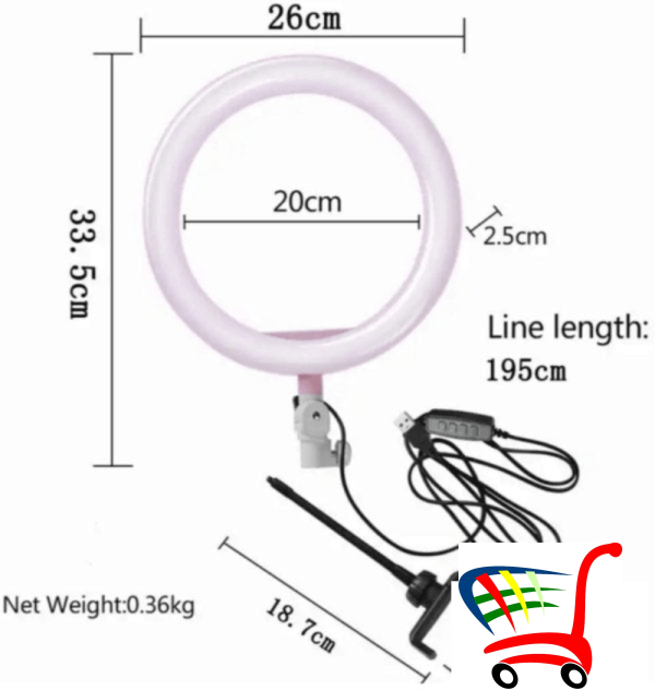 Led Ring 12 Light Profi Svetlo Za Slikanje I Sminkanje ! -