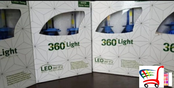 Led Sijalice H4 Sa Hladjenjem-40W-6000K -