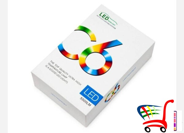 Led Sijalice H7 C6 5500Lm 6000K -