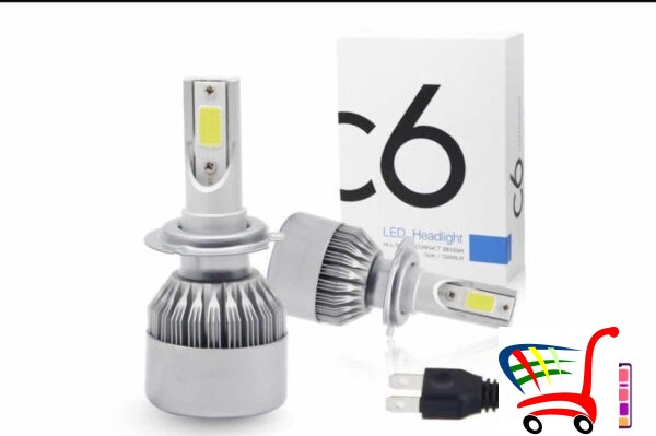 Led Sijalice H7 -H1 -H4 Sa Hladjenjem -