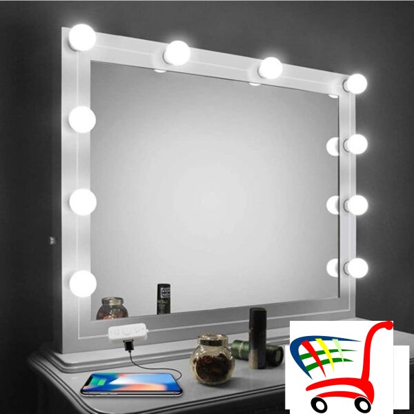 Led Sijalice Za Ogledalo/Rgb & White/10 Pcs -