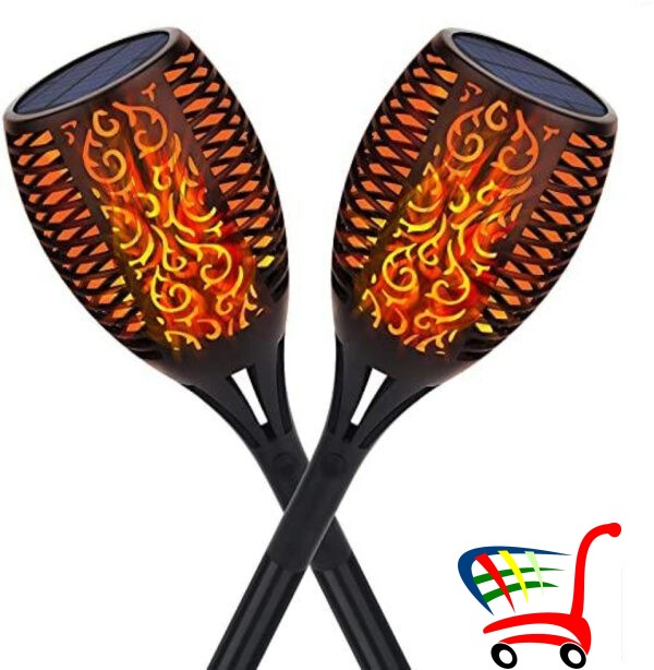 Led Solarna Lampa - Baklja