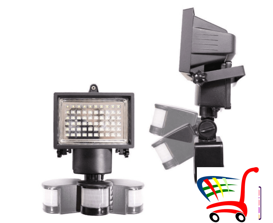 Led Solarni Reflektor Sa Senzorom Pokreta 10 W ! -