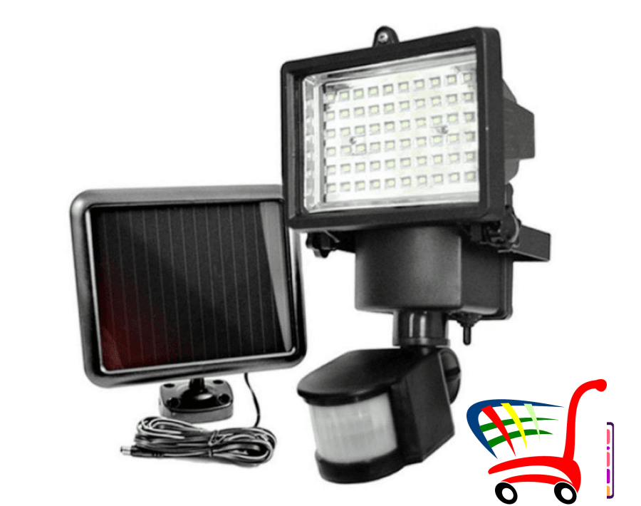 Led Solarni Reflektor Sa Senzorom Pokreta 10 W ! -