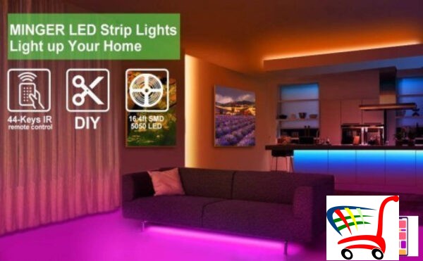 Led Traka Sa Kontrolom Preko Mobilnog-Led-Led-Led -