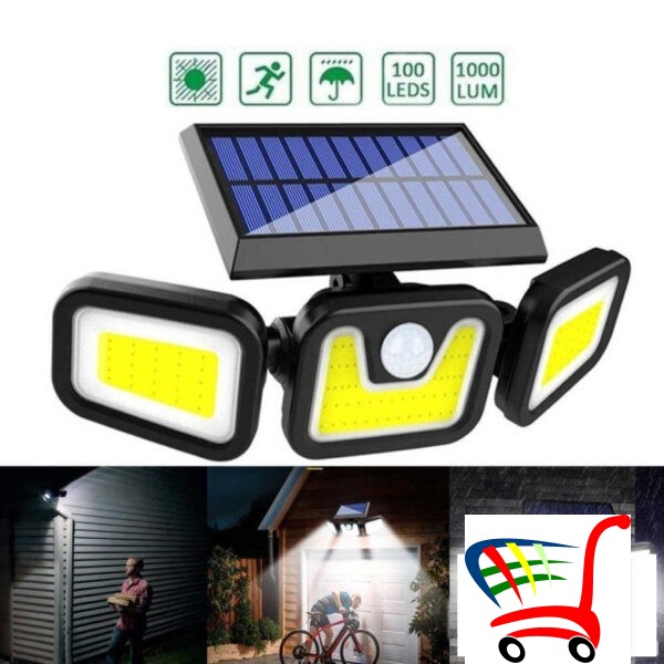 Lf-1725B Solarno Svetlo Zidni Reflektor 100 Led Dioda -