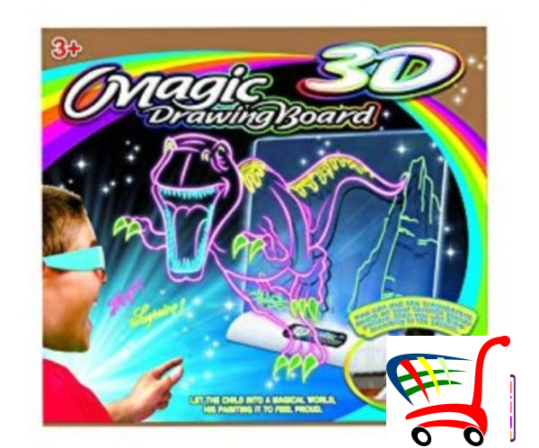 Magic - Magicna 3D Tabla Za Crtanje Samo Kod Nas !