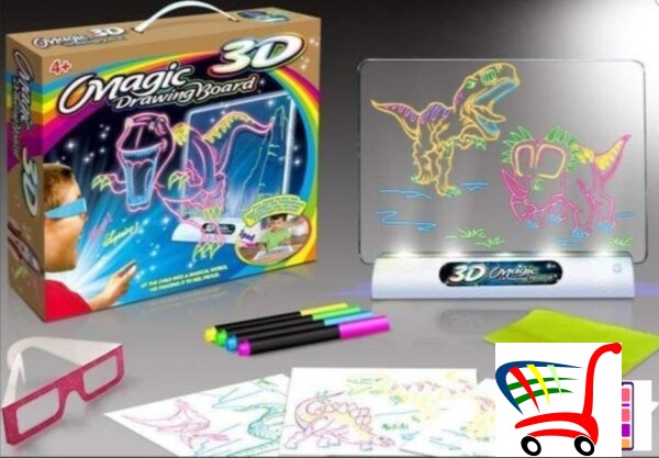 Magicni 3D Crtez - Magic Drawing Board