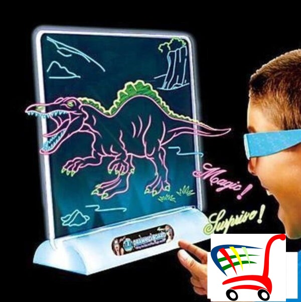 Magicni 3D Crtez - Magic Drawing Board