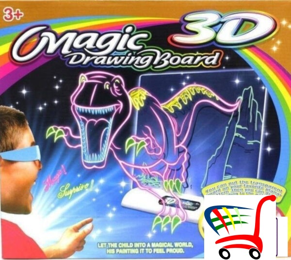 Magicni 3D Crtez - Magic Drawing Board