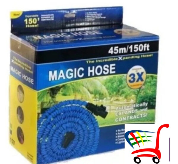 Magicno Crevo Za Vodu Sa Prskalicom Magic Hose 45M -