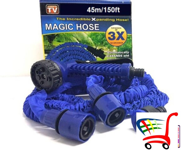 Magicno Crevo Za Vodu Sa Prskalicom Magic Hose 45M -