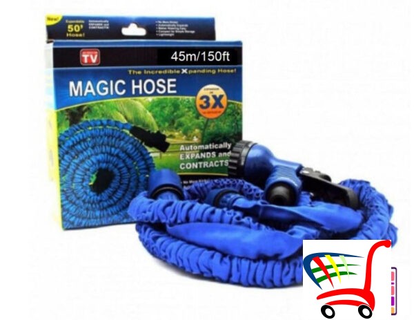 Magicno Crevo Za Vodu Sa Prskalicom Magic Hose 45M -