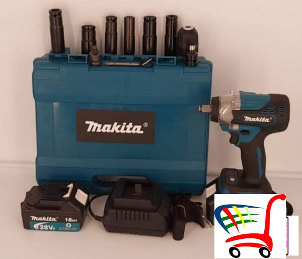 Makita Aku Udarni Odvijac 128V+6 Gedora -