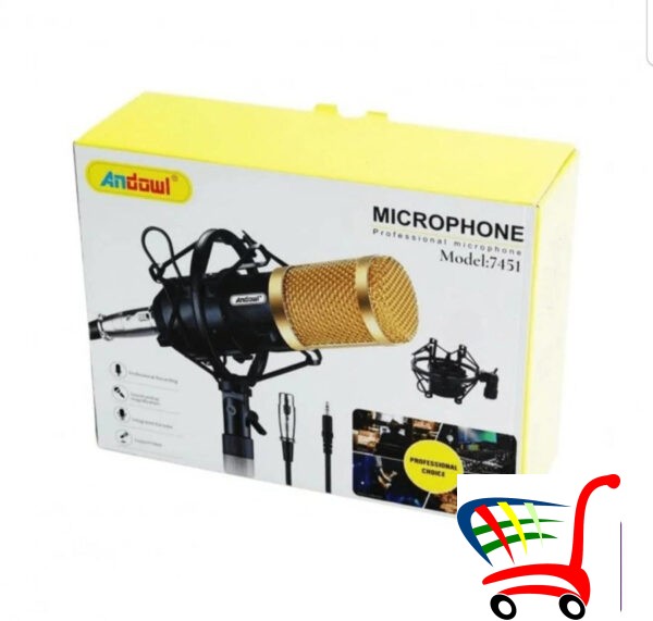 Mikrofon Profi Kondenzator Model 7451 -