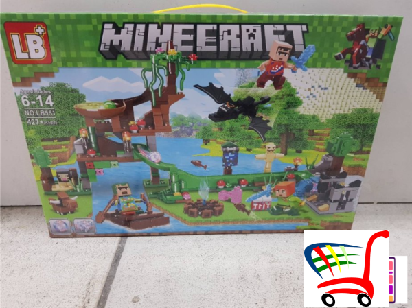 Minecraft Kocke- 400+ Kockica (Veliko Pakovanje) -