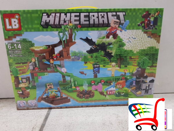 Minecraft Kocke- 400+ Kockica (Veliko Pakovanje) -