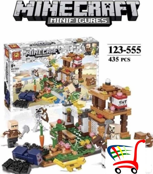 Minecraft Kockice 435 Delova -