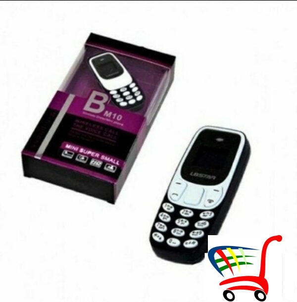 Mini Nokia Telefon 3310 Sivo-Crni -