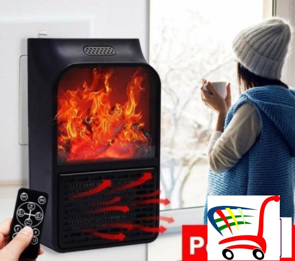 Mini Runa Grejalica Sa Efektom Plamena-Grejalica-Grejalica -
