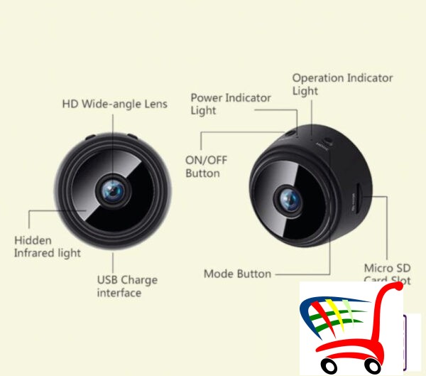 Mini Wifi Ip Kamera -