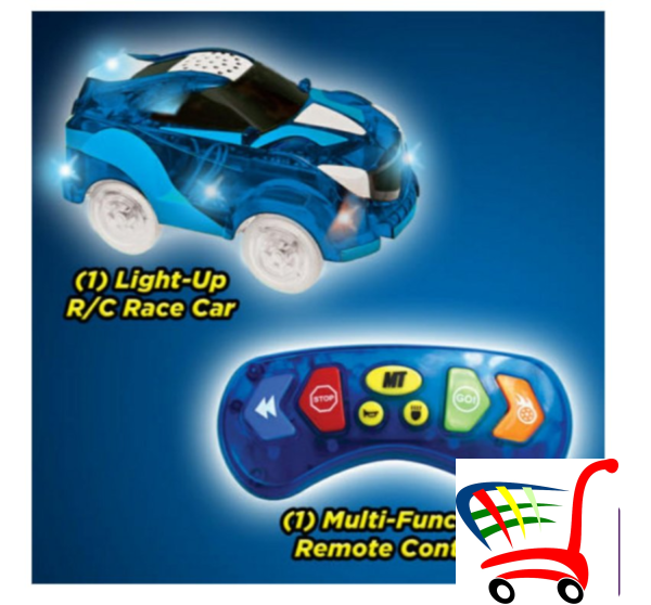 Moto Automobil Na Daljinski Magicne Staze ! -