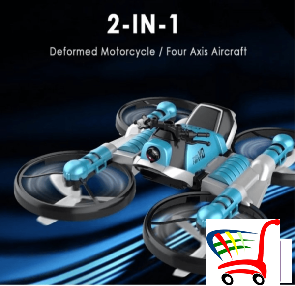 Motor + Dron 2 U 1 Igracka Visenamenska Samo Kod Nas ! -