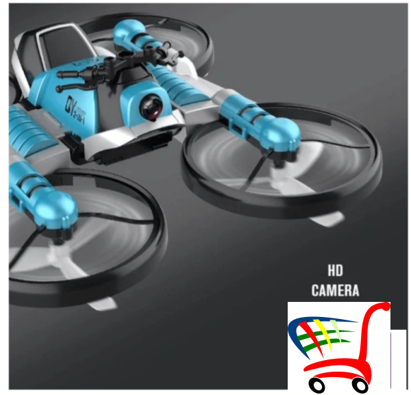 Motor + Dron 2 U 1 Igracka Visenamenska Samo Kod Nas ! -