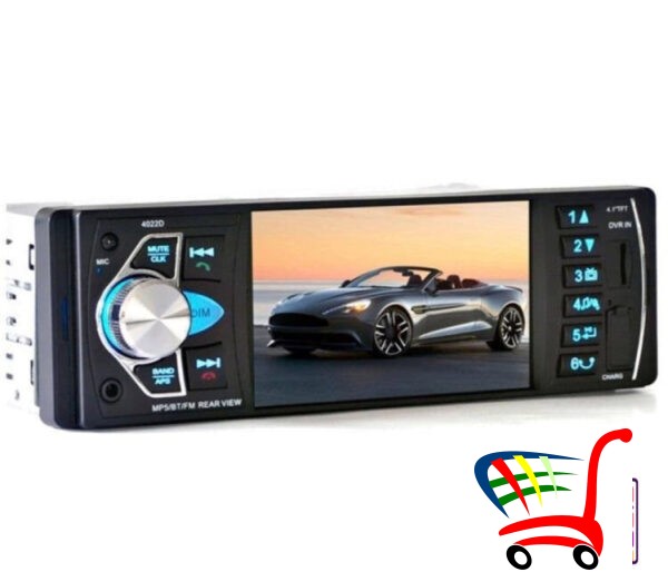 Multimedia Mp5 1Din Auto Radio Mp3 Usb Bluetooth 4.1Inc -