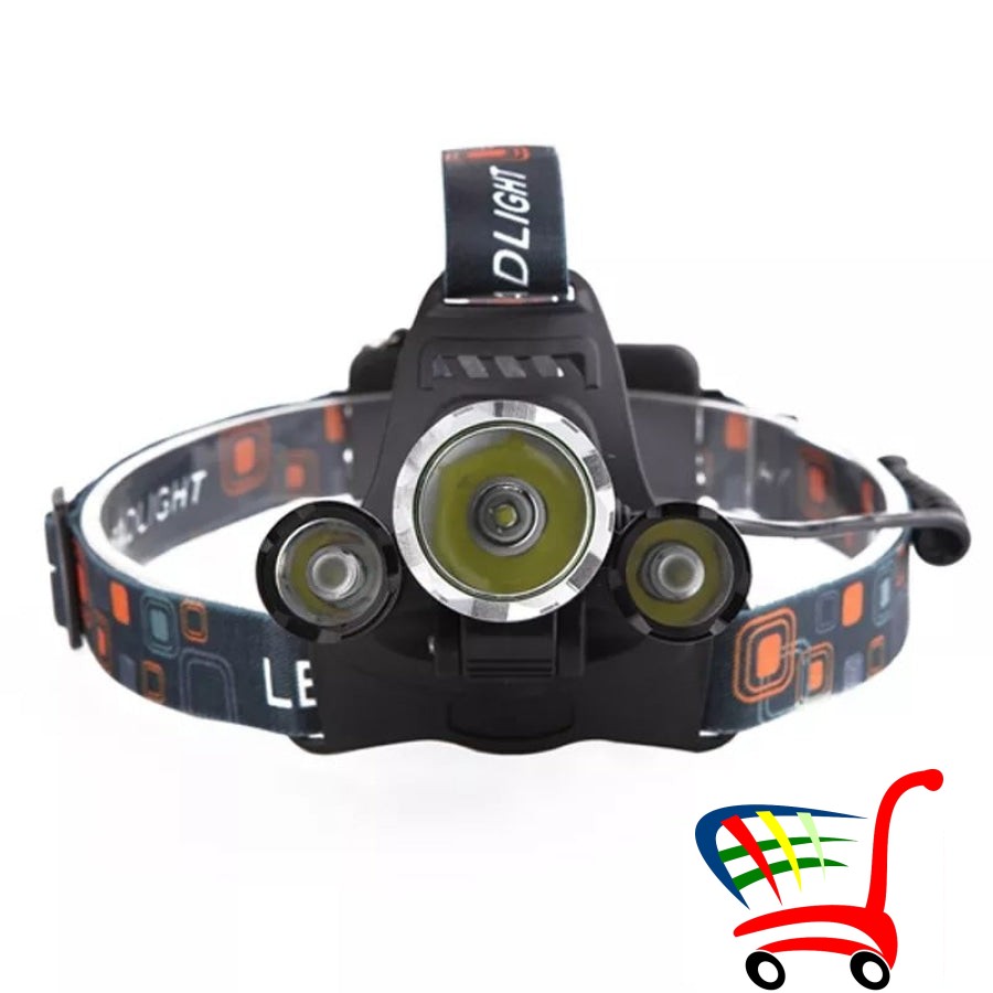 Naglavna Led Lampa Sa 3 Svetla -
