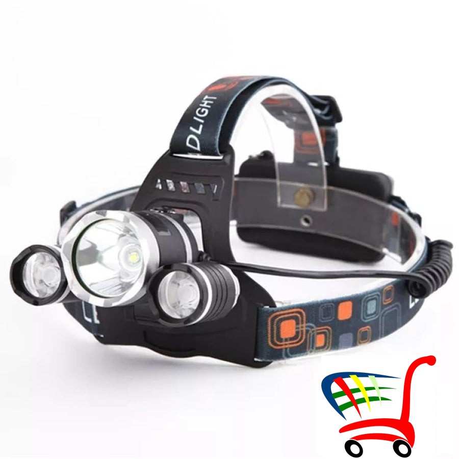 Naglavna Led Lampa Sa 3 Svetla -