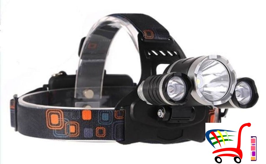 Naglavna Led Lampa Sa 3 Svetla -