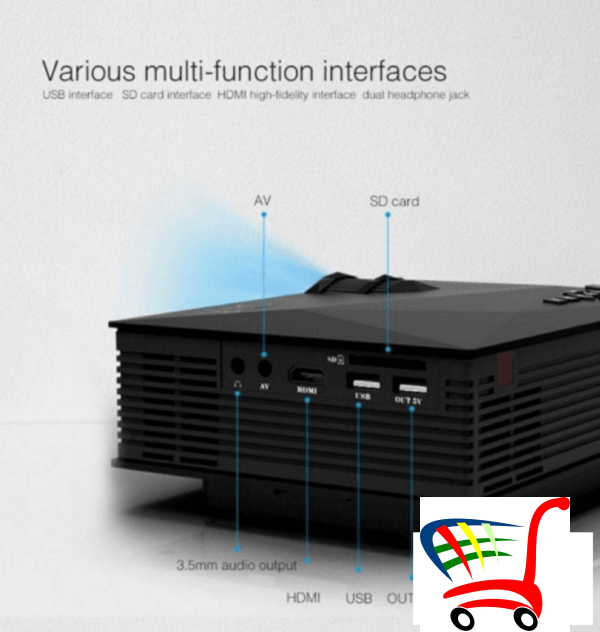 Najbolji Led Wifi Unic 68 Projektor - Model !