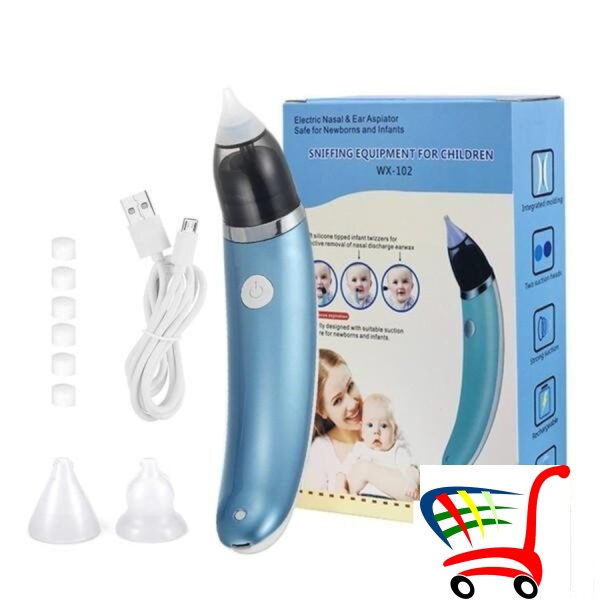 Nazalni Aspirator Za Bebe- Elektrini Aspirator Nos -