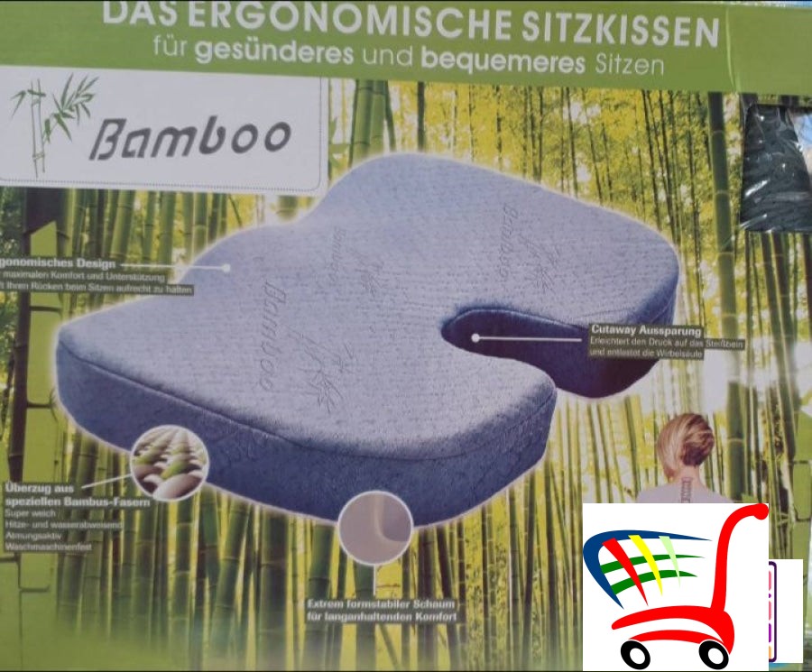 Ortopedski Jastuk Za Sedenje Od Banbusa -